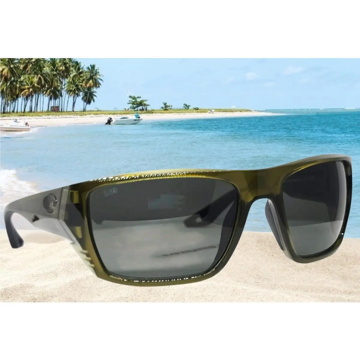 Costa Del Mar Seagrass/gray Finlet Polarized 580G Sunglasses