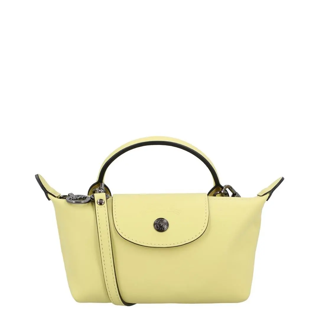 Longchamp Le Pliage Xtra Xs Leather Pouch Women`s Yellow