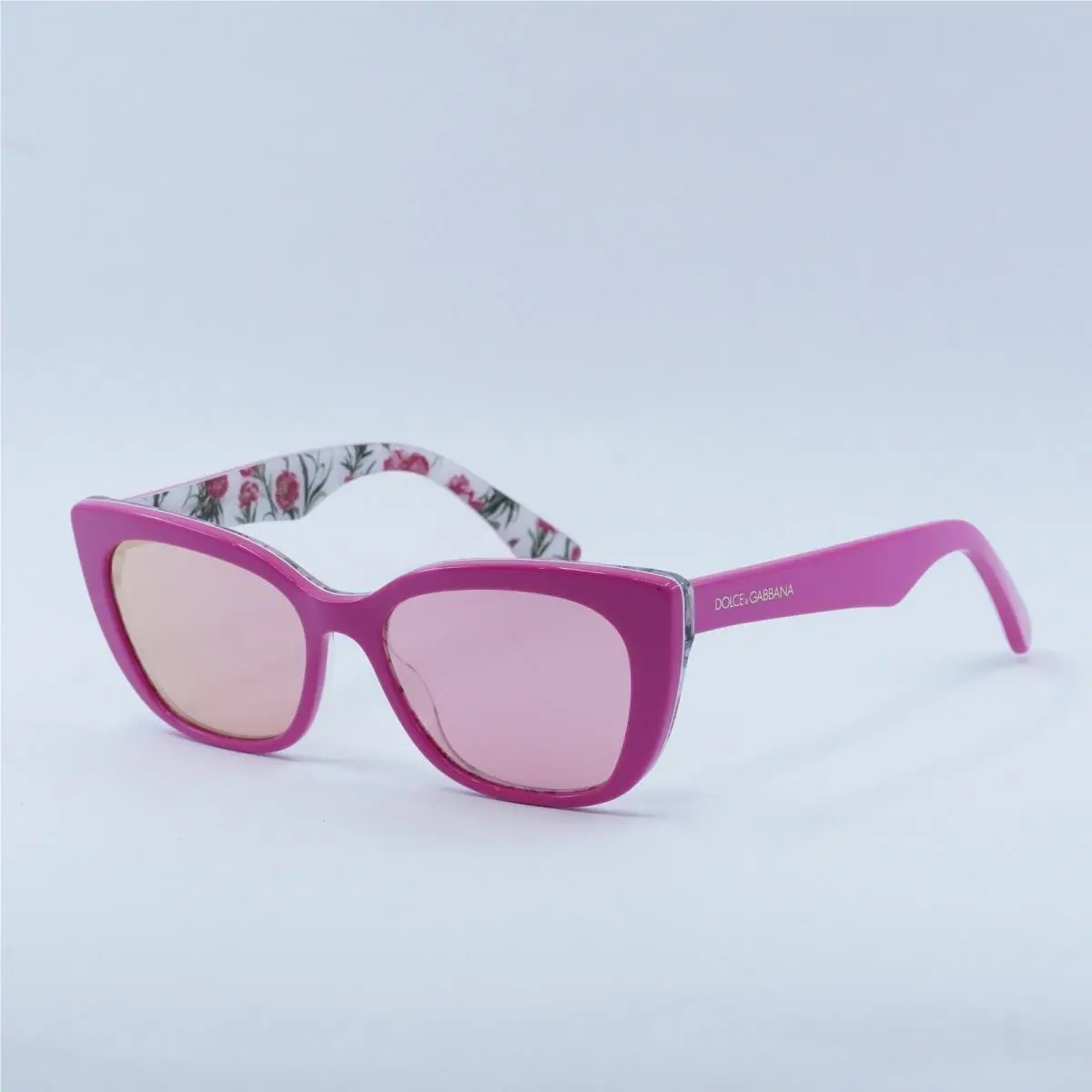 Dolce Gabbana Kids DX4427 3207/Z Pink On Pink Flowers/pink Mirror Rose