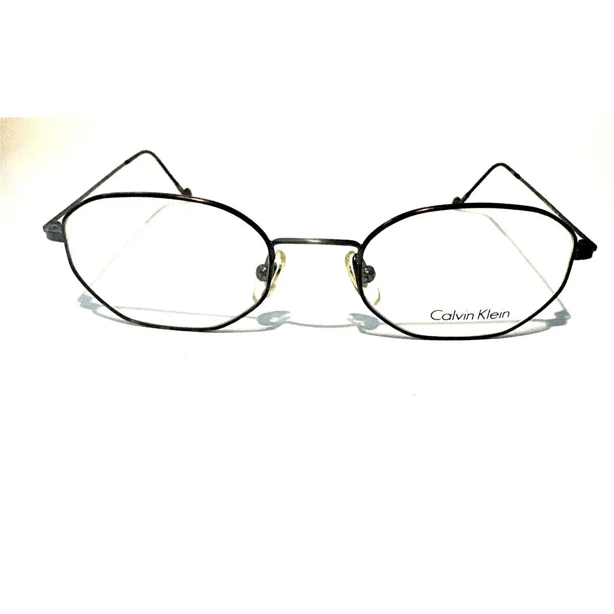 Old Stock Vintage Calvin Klein Eyeglasses 138 Tortoise Gunmetal 163 - Japan