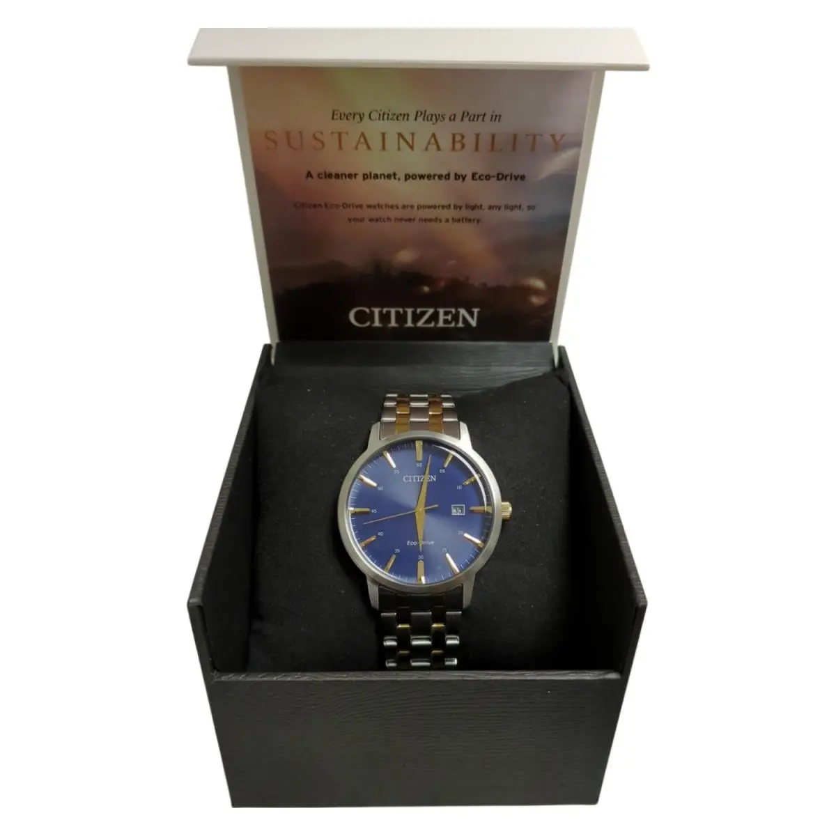 Citizen Men`s Eco-drive Two-tone Dress Classic Watch 40mm BM7468-51L