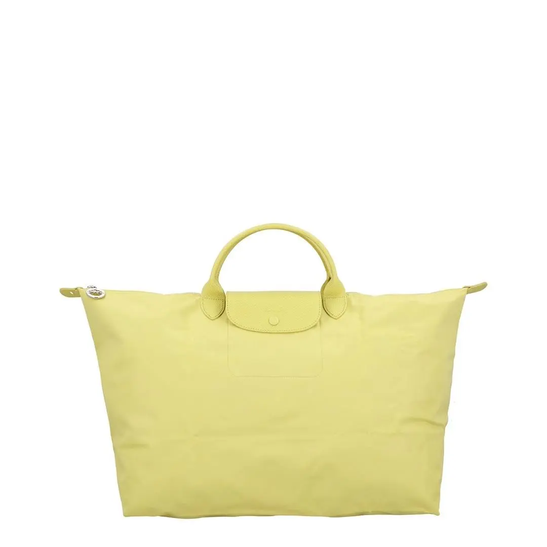 Longchamp Le Pliage One Large Travel Bag Women`s Yellow - Exterior: Yellow