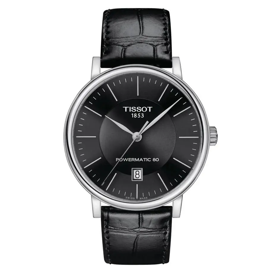 Tissot Men`s Carson Premium Powermatic 80 Black Watch T1224071605100