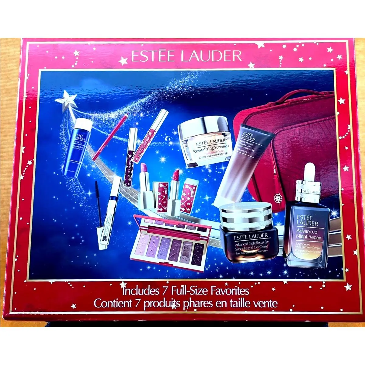 Estee Lauder Holiday Blockbuster Festive Edition 7 Full Size Gift Set Cool