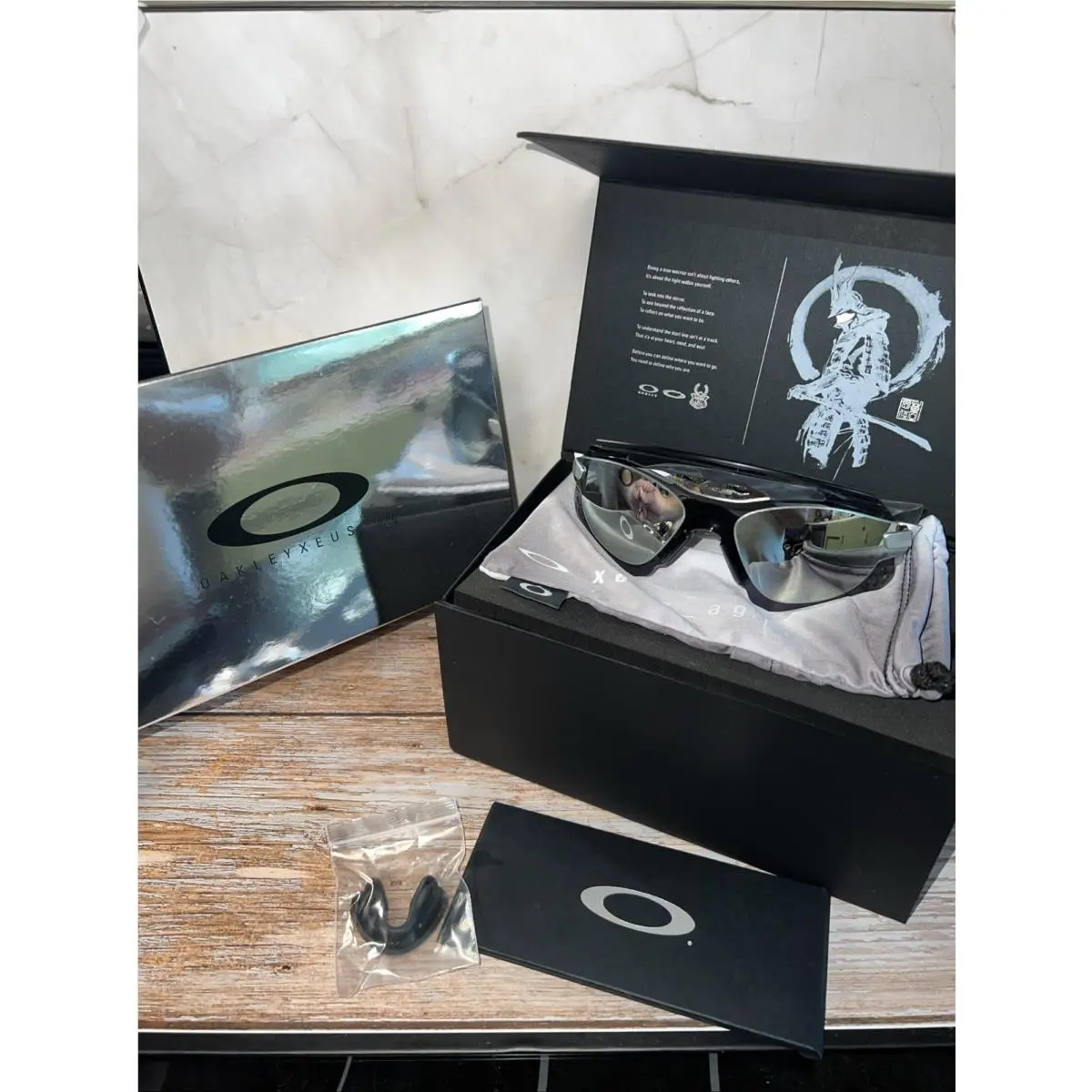 Oakley Xeus AG X Silver Prizm Chrome Never Worn Excellent Mint Rare