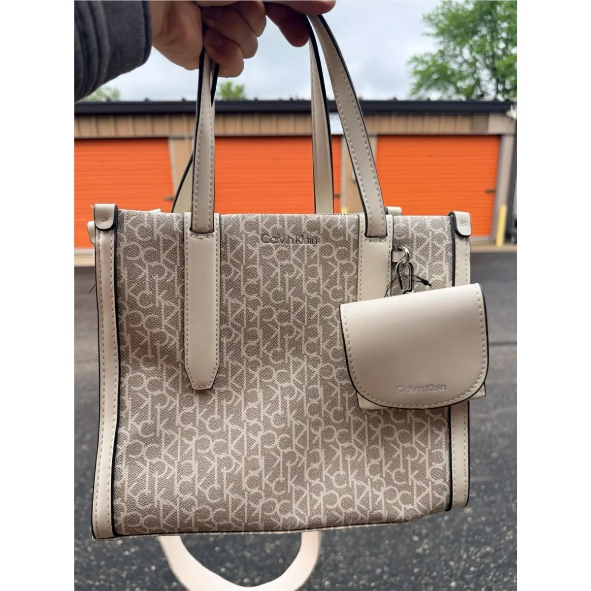 Tote Bag with Pouch by Calvin Klein