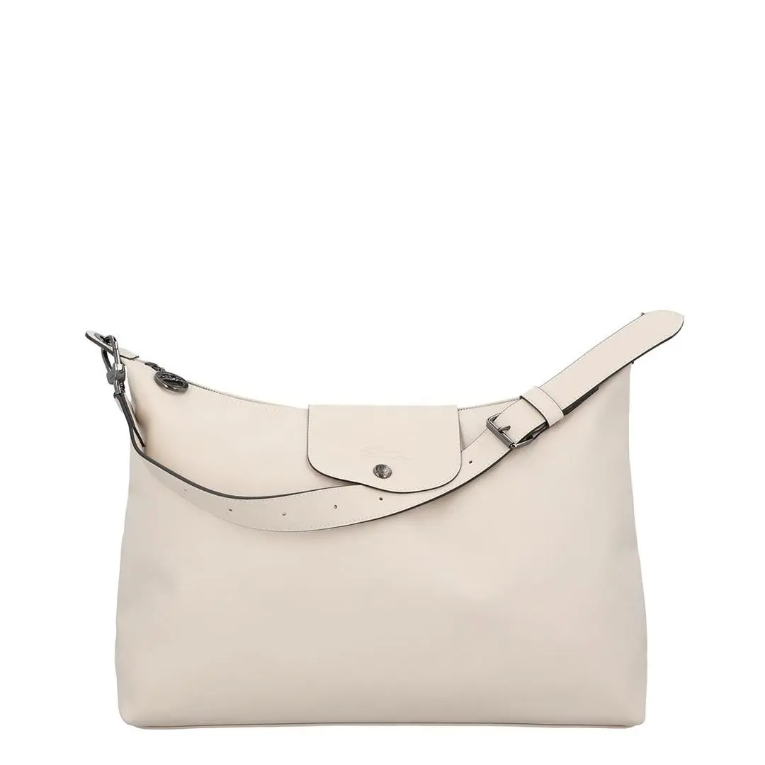 Longchamp Le Pliage Xtra Xl Leather Hobo Bag Women`s White