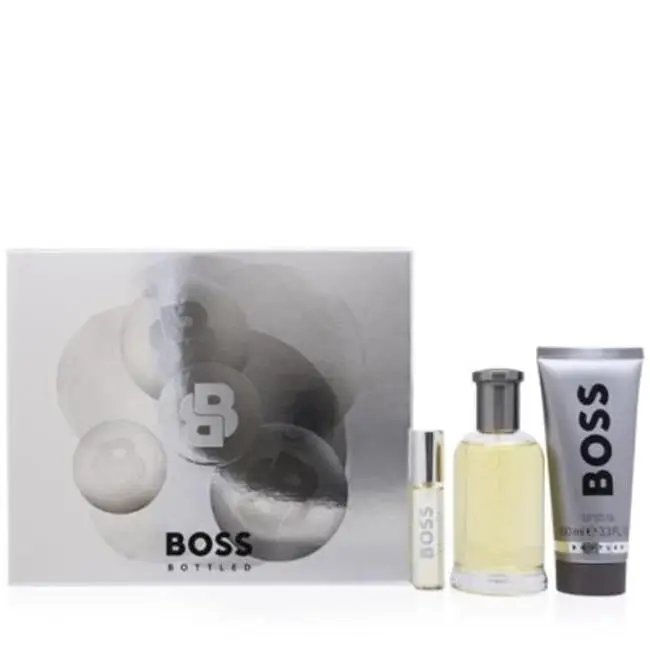 BOHM12 Boss Bottled No.6 Gift Set For Men - 3 Piece by Hugo Boss