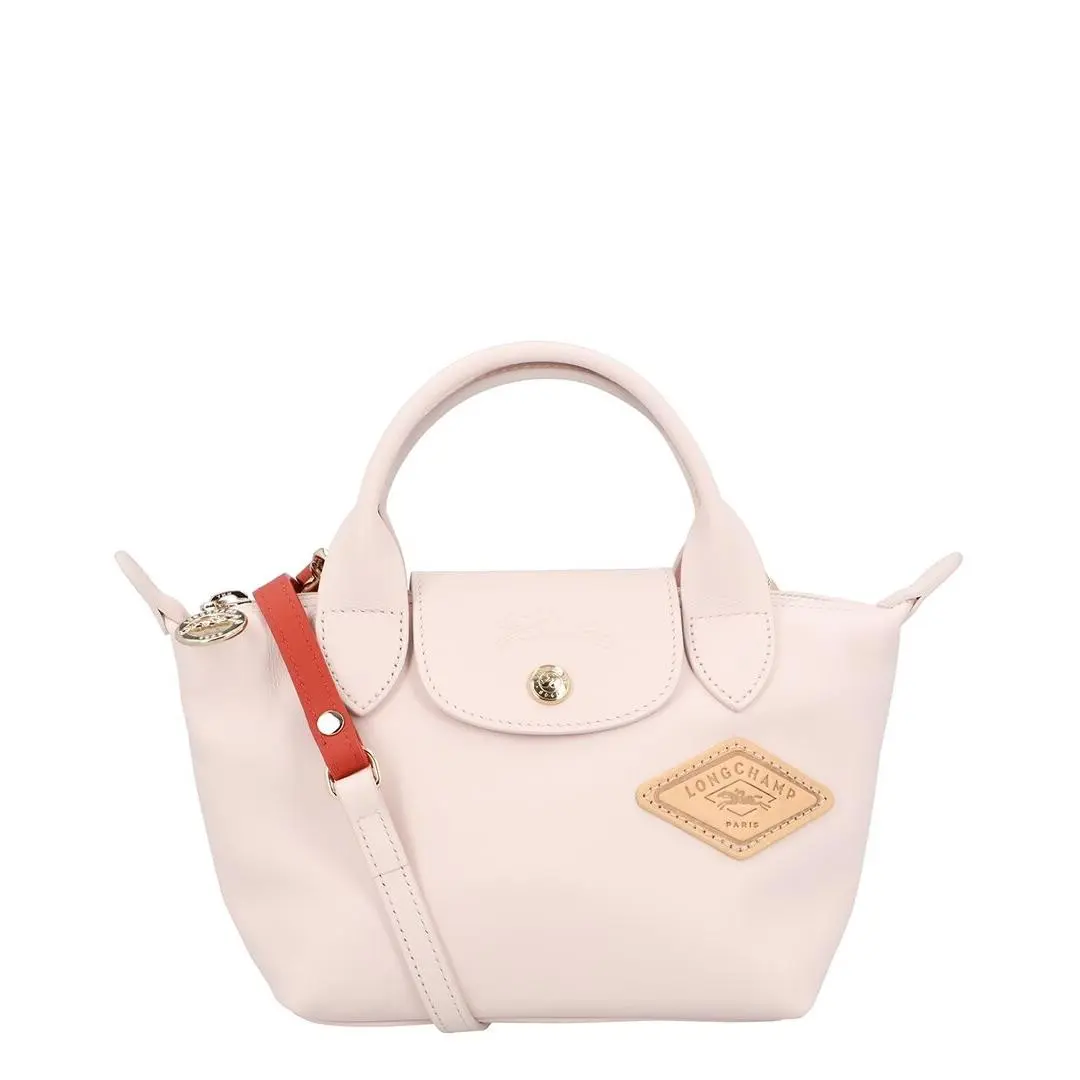 Longchamp Le Pliage Xtra Xs Leather Handbag Women`s Pink