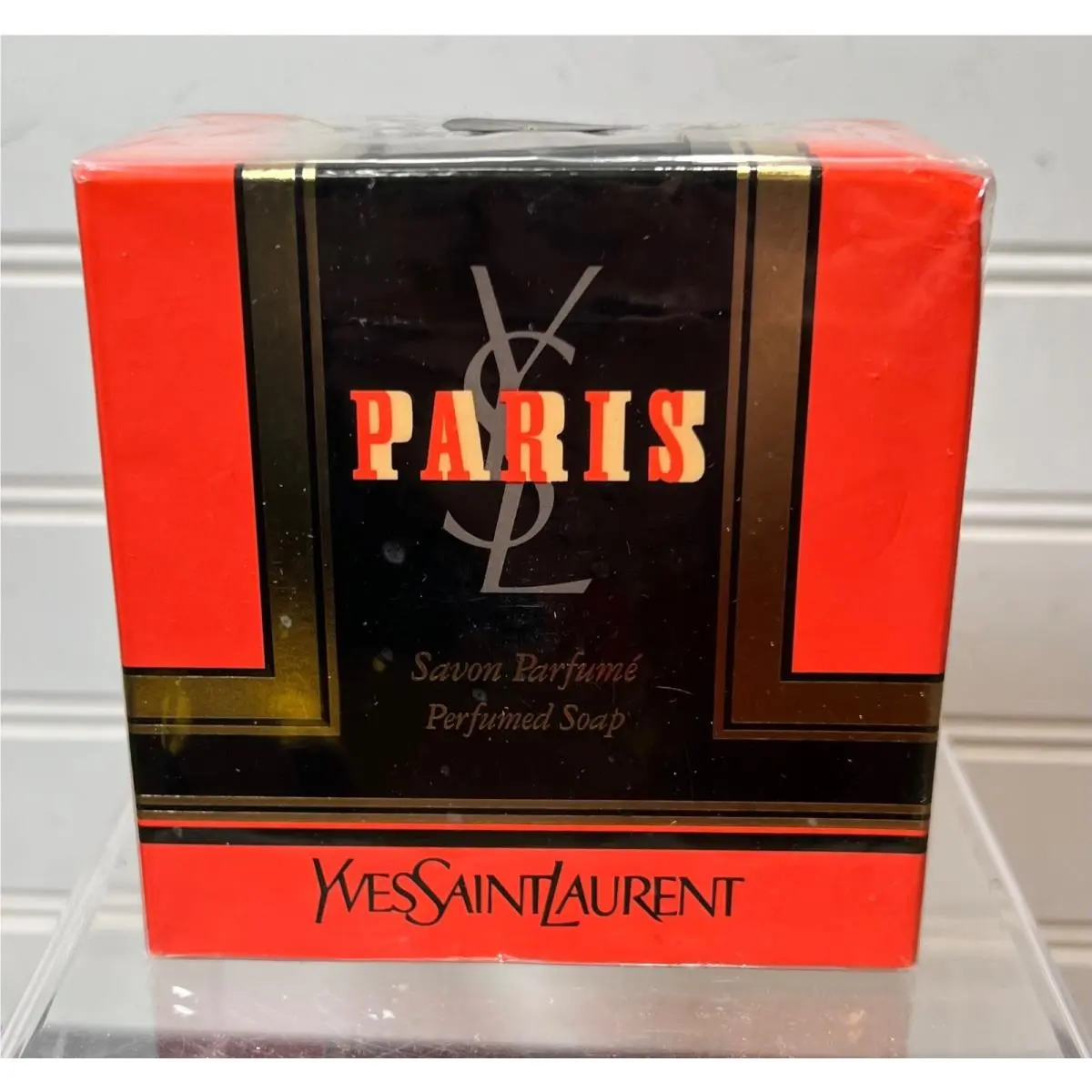 Vintage Paris Ysl Perfumed Soap Savon  Box by Yves Saint Laurent