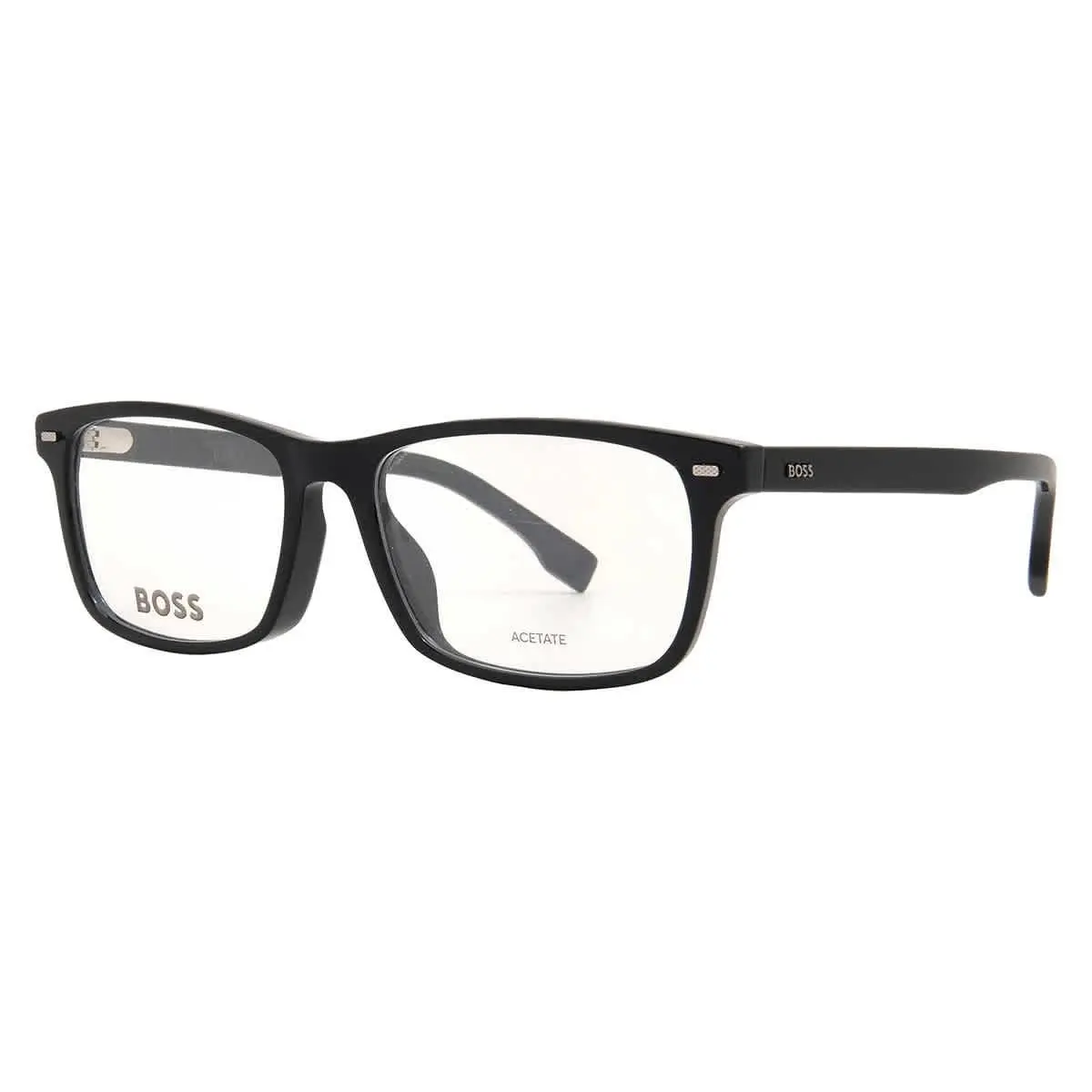 Hugo Boss Demo Rectangular Men`s Eyeglasses Boss 1478/F 0807 55 Boss 1478/F 0807