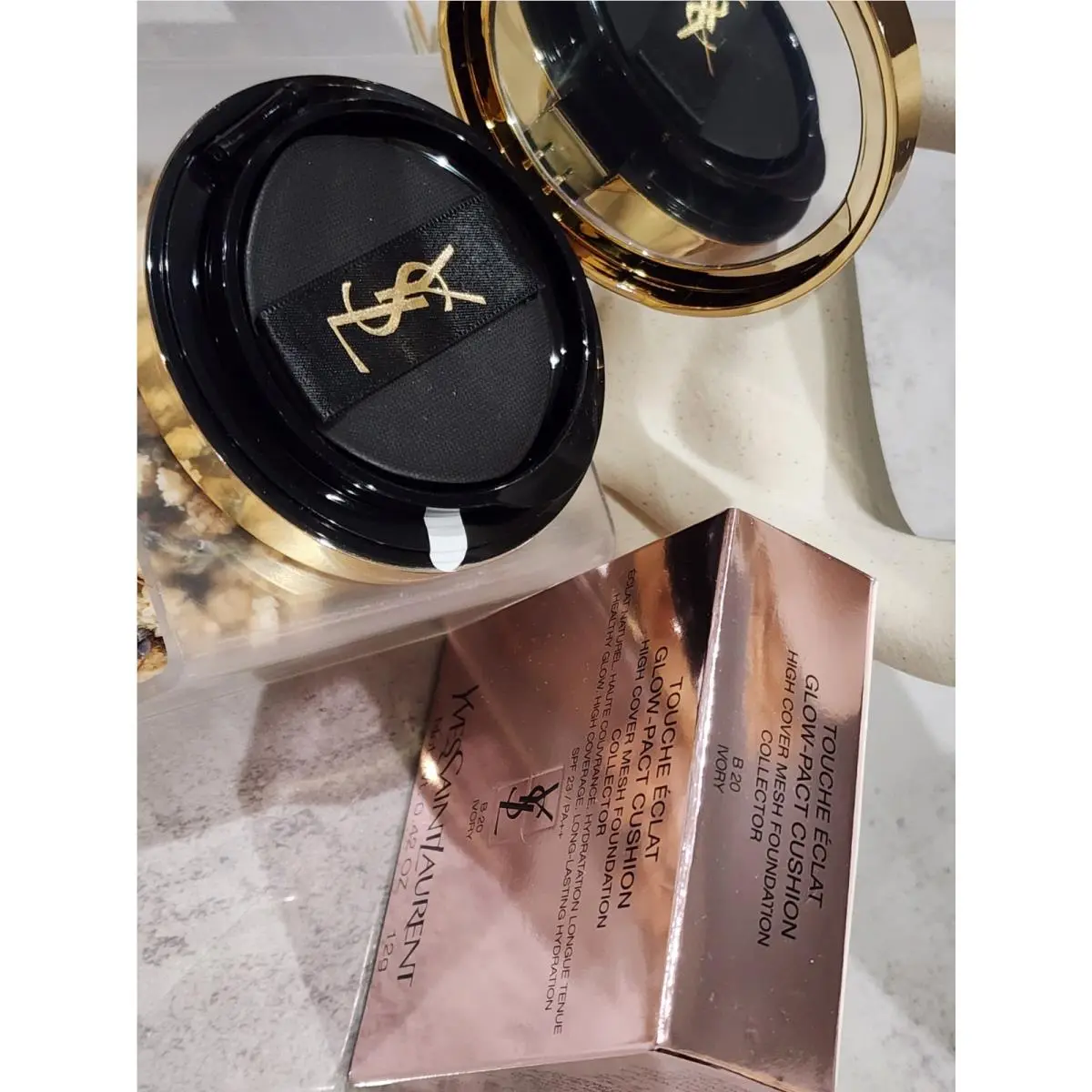 Ysl  Touch Eclat Glow-pact Cushion B20 Ivory by Yves Saint Laurent
