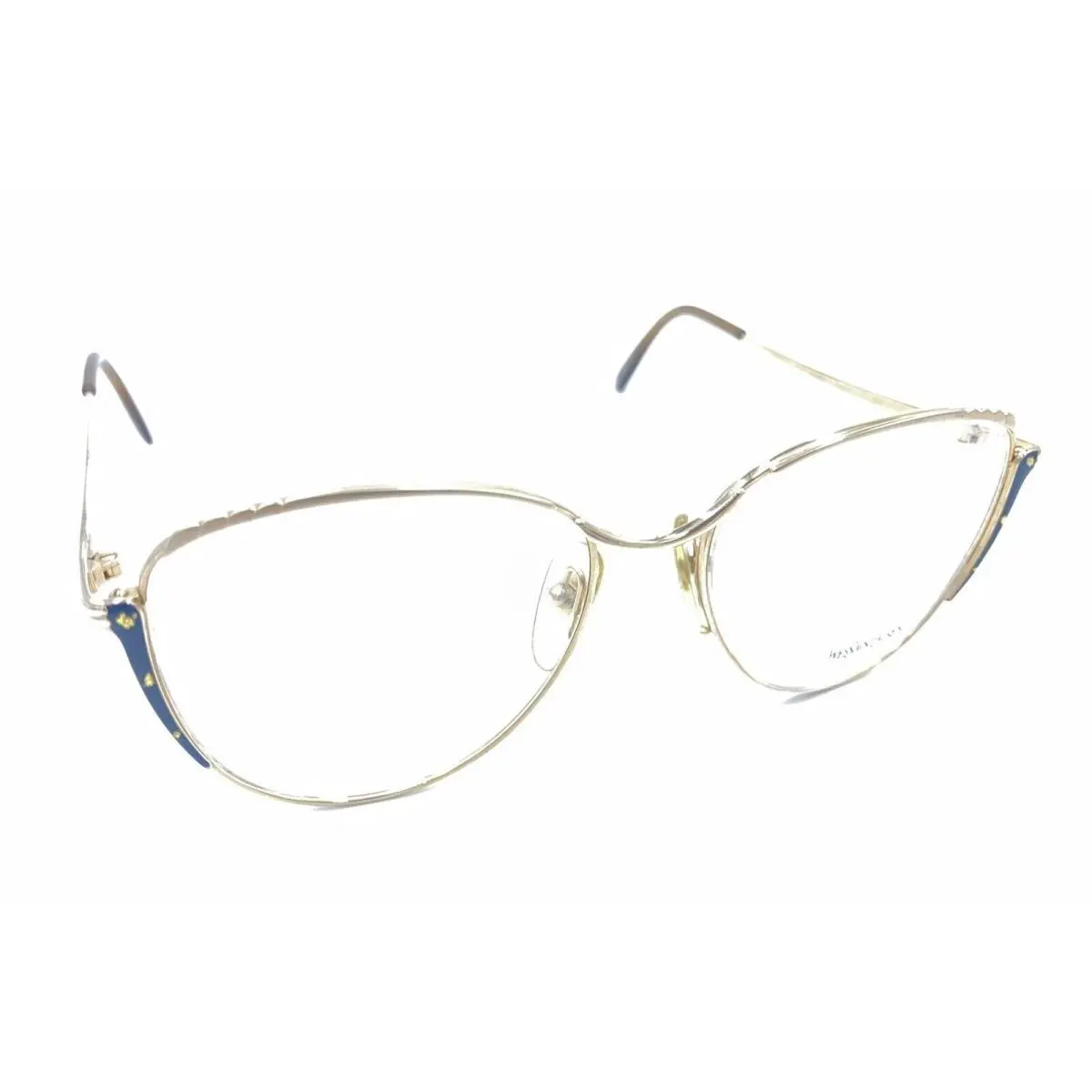 Yves Saint Laurent Vintage Ilion Gold Eyeglasses Frames 54-17 135 France