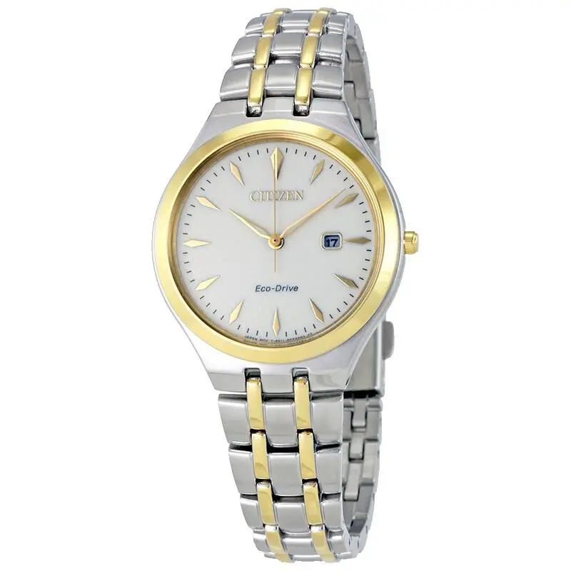 Citizen Corso EW2494-54A White Dial Two Tone Bracelet 32MM Womens Watch
