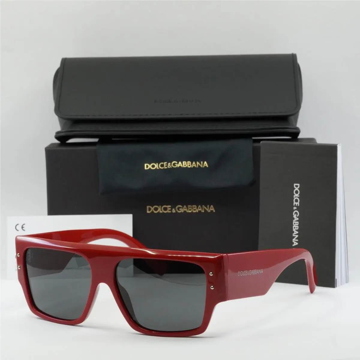 Dolce Gabbana DG4459 309687 Red/dark Grey 56-14-145 Sunglasses