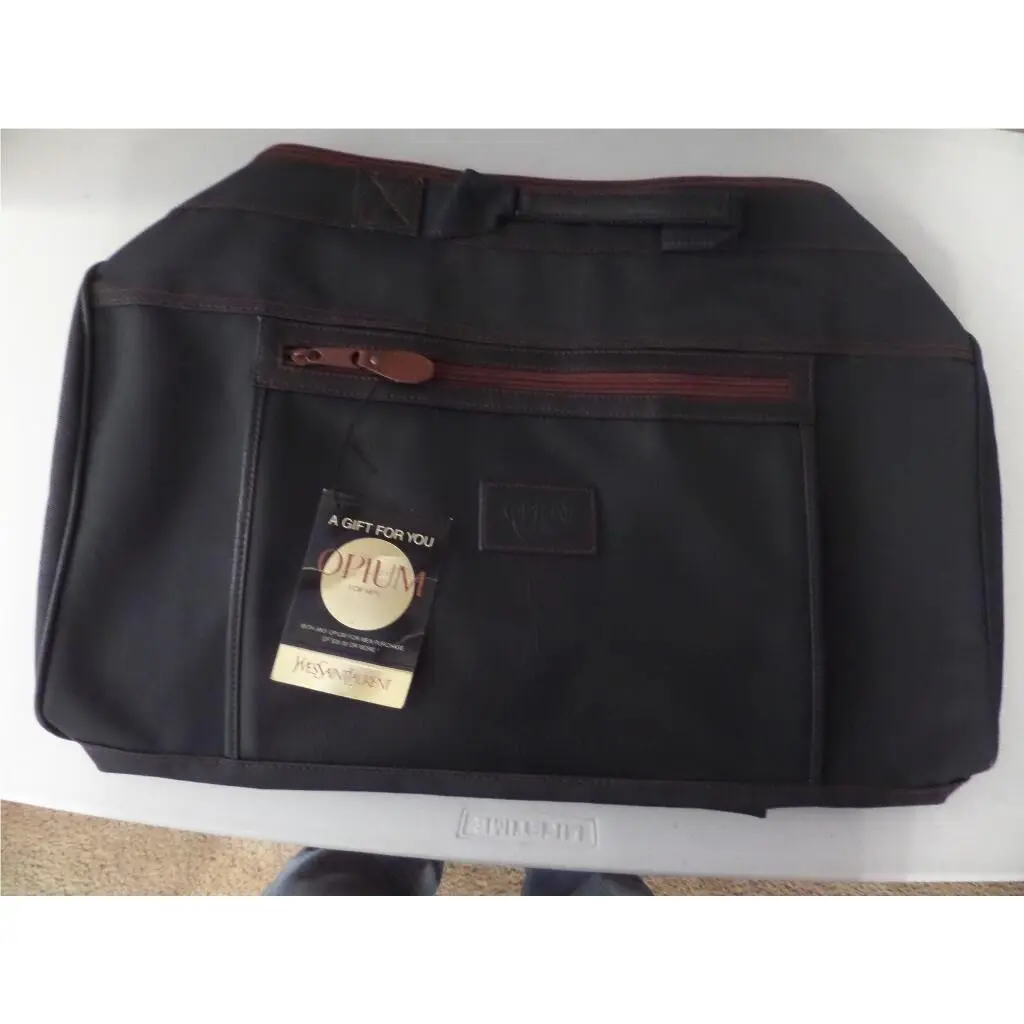 Vintage ‘80s Yvessaintlaurent Opium For Men Duffle Bag Shoulder Carry-on by Yves Saint Laurent