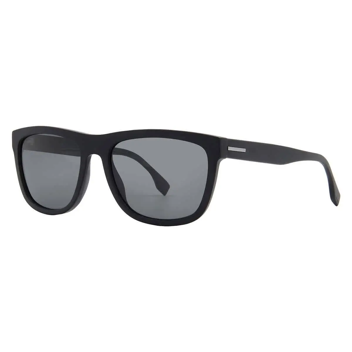 Polarized Grey Square Men`s Sunglasses Boss 1439/S 0003/M9 58 by Hugo Boss