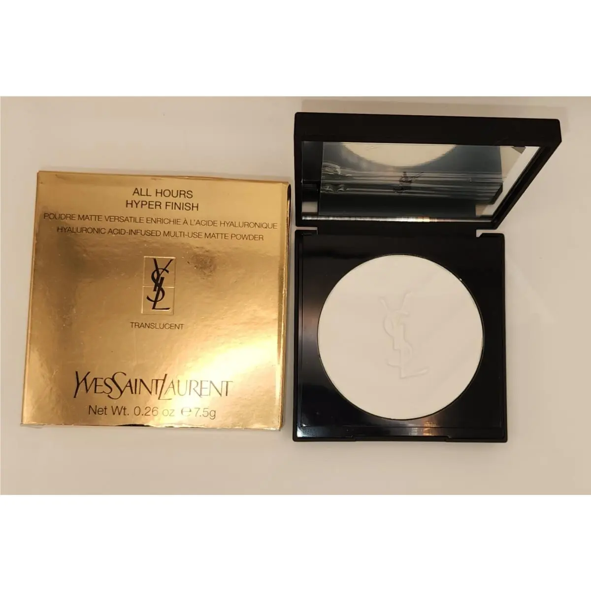 Ysl  All Hours Hyper Finish Matte Powder In Shade Transluscent by Yves Saint Laurent