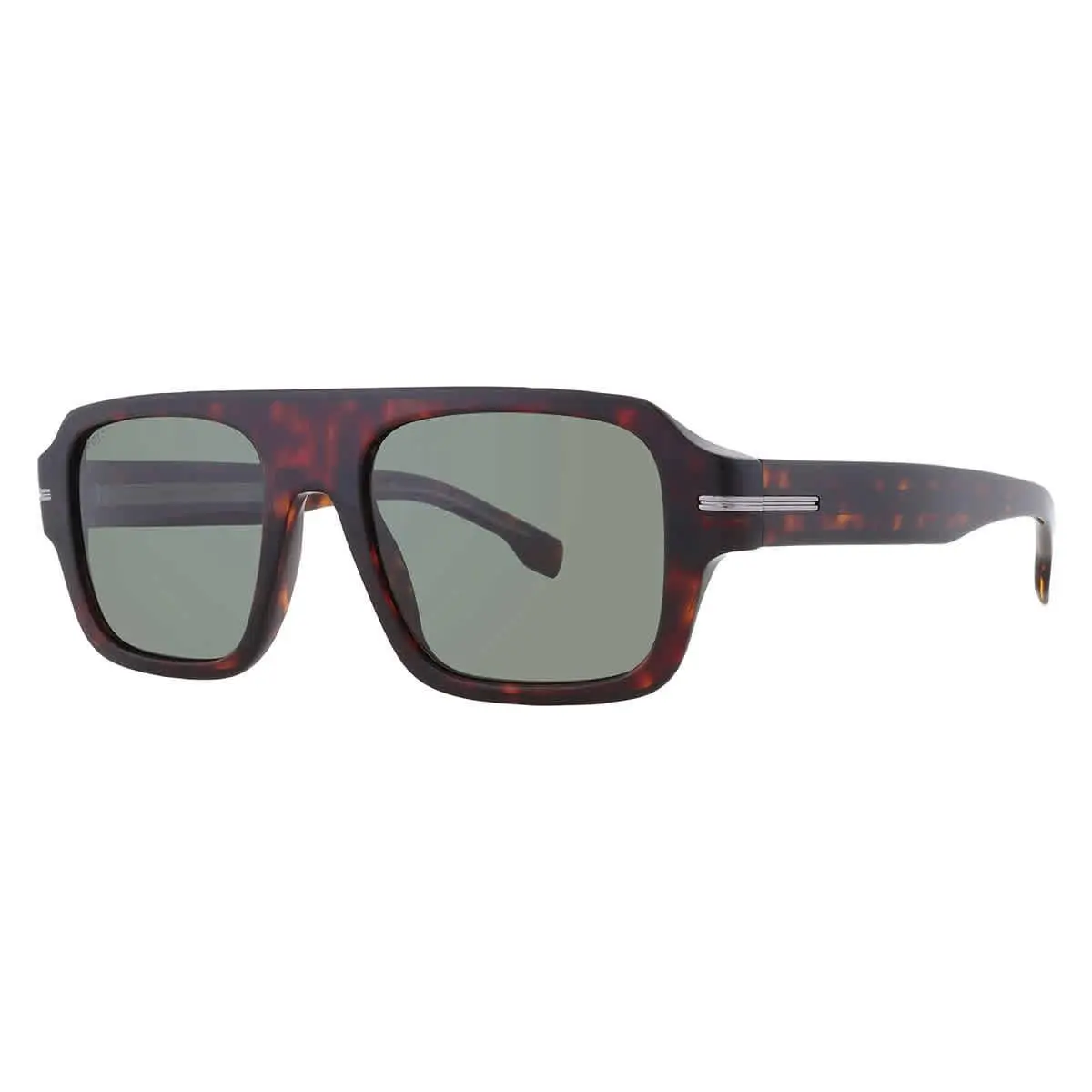 Green Square Men`s Sunglasses Boss 1595/S 0086/O7 53 Boss 1595/S by Hugo Boss