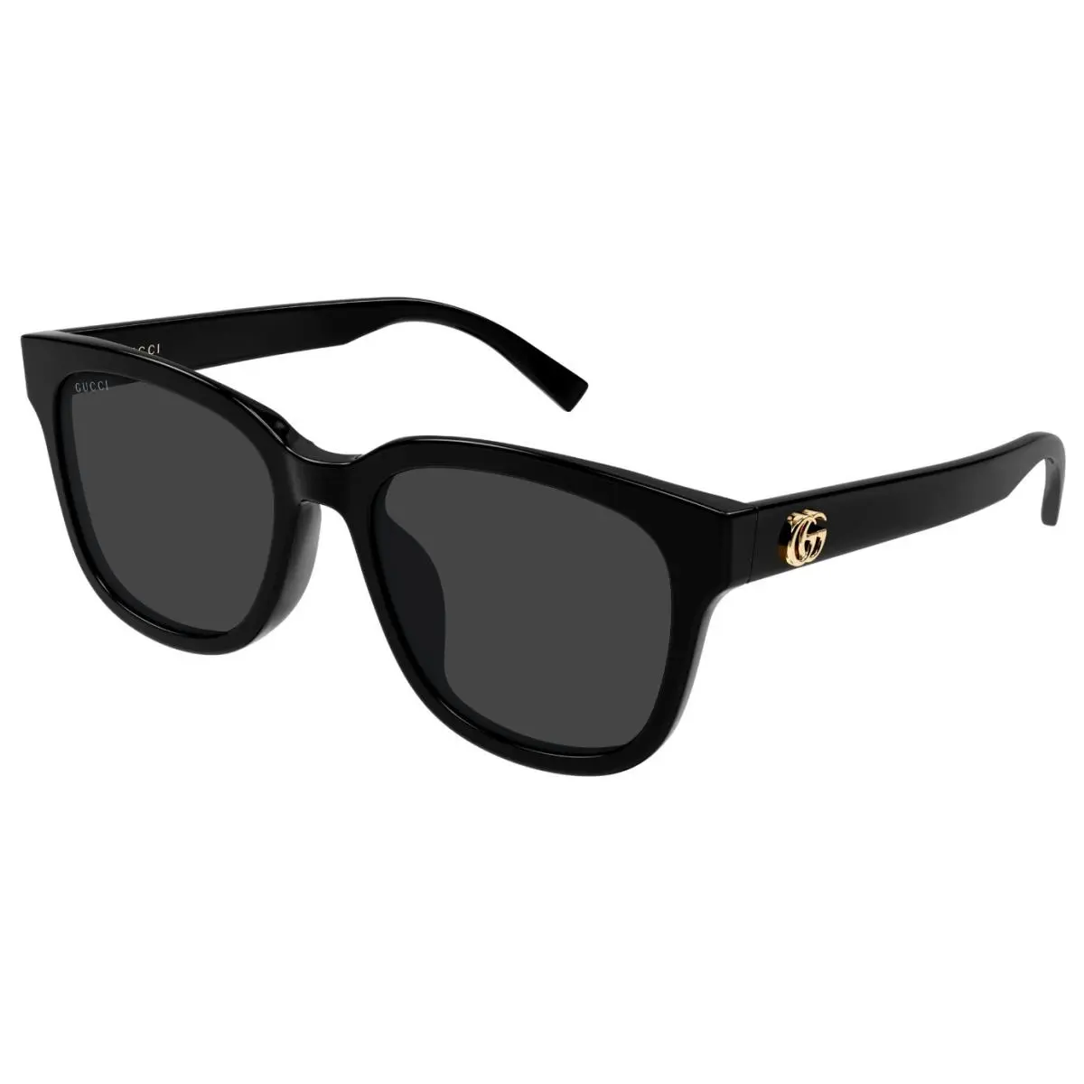 GG2126SK 001 Sunglasses Women`s Black/grey Round Shape 55mm by Gucci