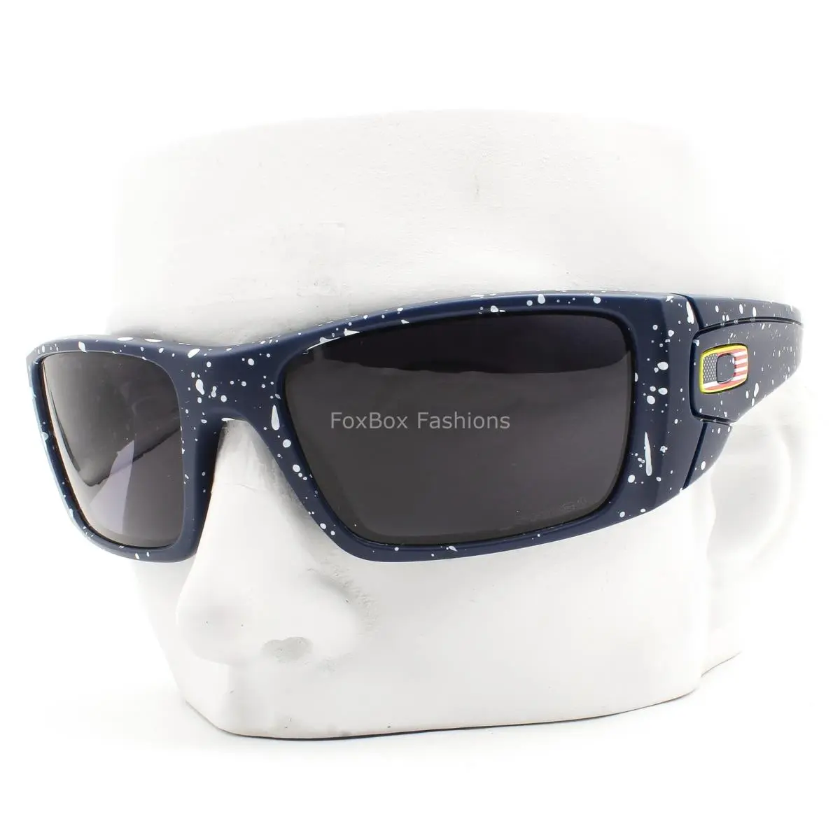 Fuel Cell Sunglasses Navy Splatter Prizm Gray Usa Flag OO9096-M760 by Oakley