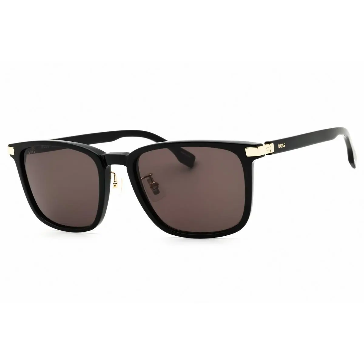 HB1406-2M2-57 Sunglasses Frame Size 57mm 145mm 20mm Black Gold Men by Hugo Boss