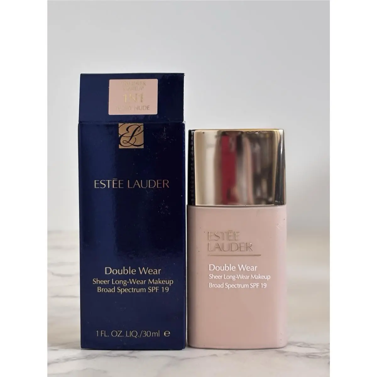 Estee Lauder Double Wear Sheer Long Wear Makeup 1N1 Ivory 1oz Foundation
