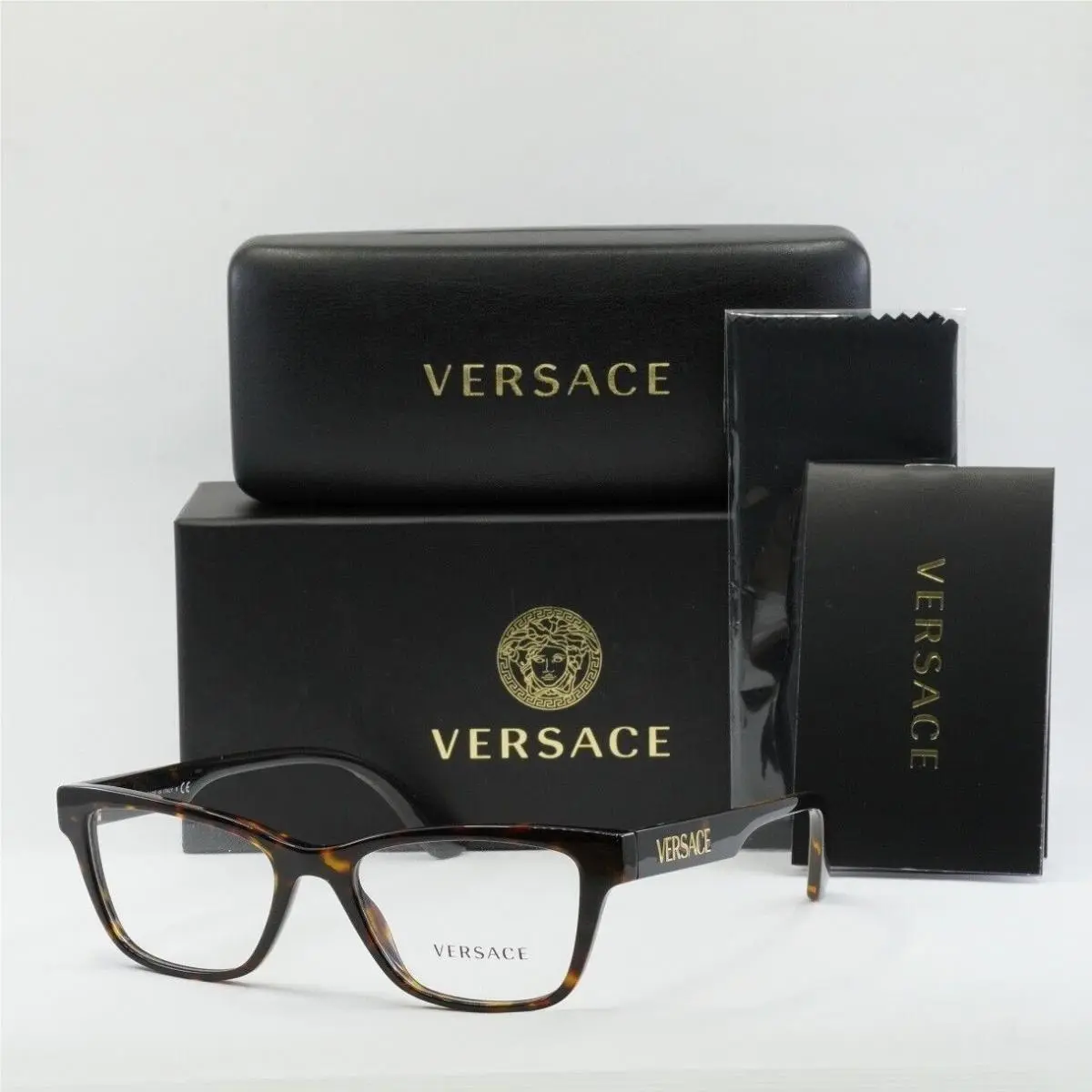 Versace VE3316 108 Dark Havana 53mm Eyeglasses
