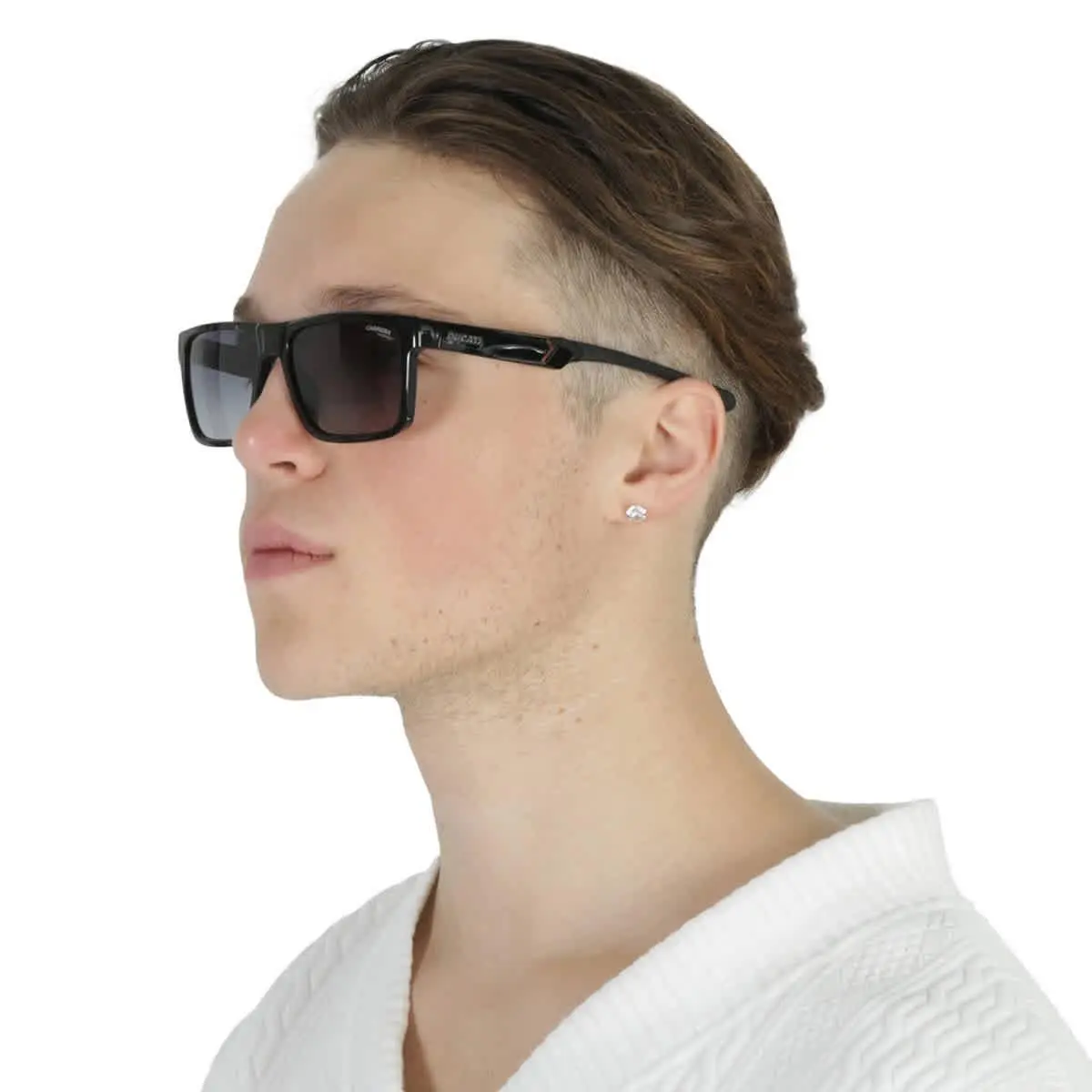Carrera Grey Gradient Square Men`s Sunglasses Carrera Ducati 021/S 0807/9O 55