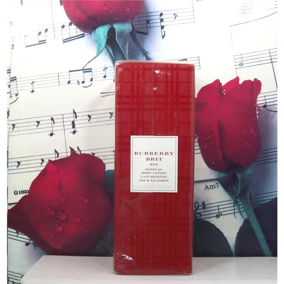 Burberry Brit Red Sensual Body Lotion 5.0 Fl. Oz. Box
