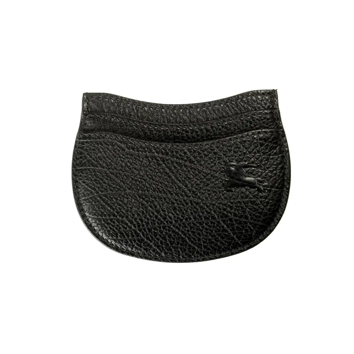 Burberry Unisex Rocking Black Leather Logo Credit Card Case