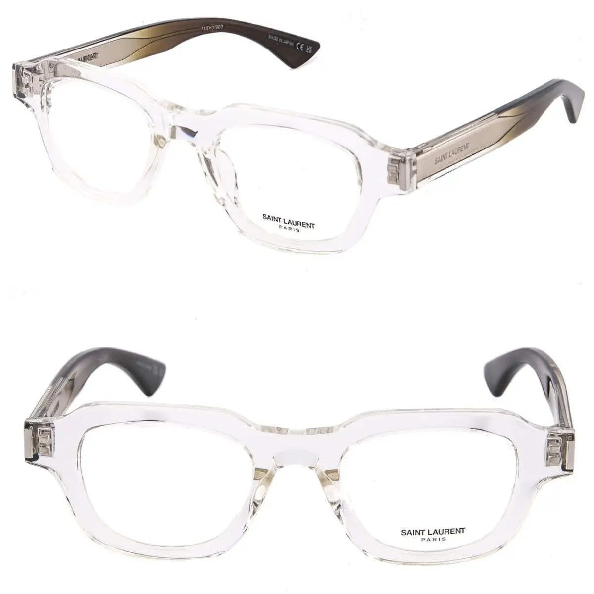 Saint Laurent Naked Wirecore 791 Ysl SL791 Opt Crystal Ombre Eyeglass Frame 004