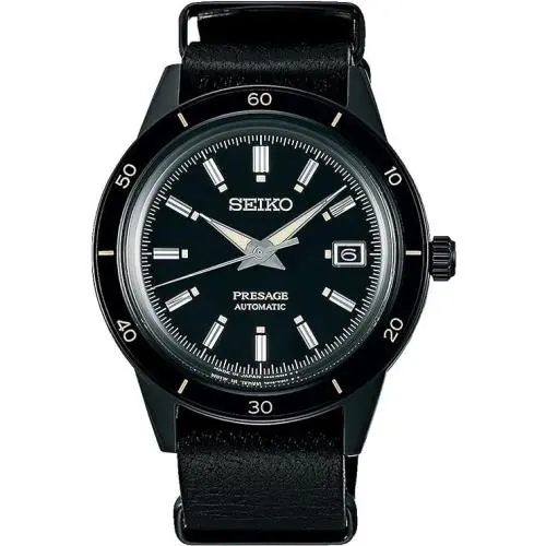 Seiko SRPH95J1 SRPH95 Men Presage Automatic Stainless Black Tone WR