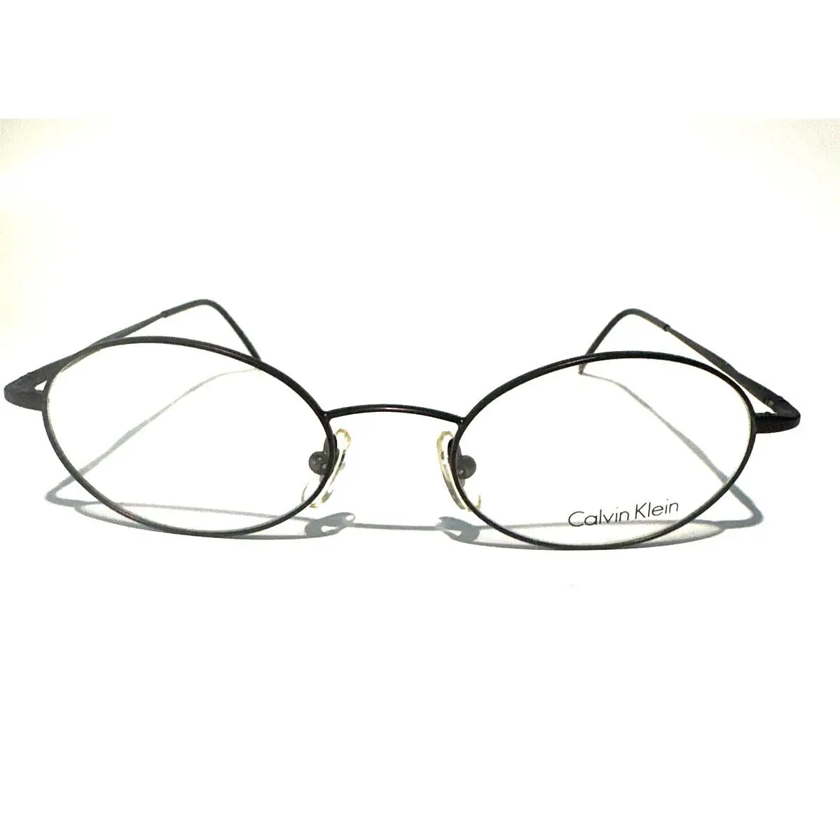 Old Stock Vintage Calvin Klein Eyeglasses 355 Brown 589