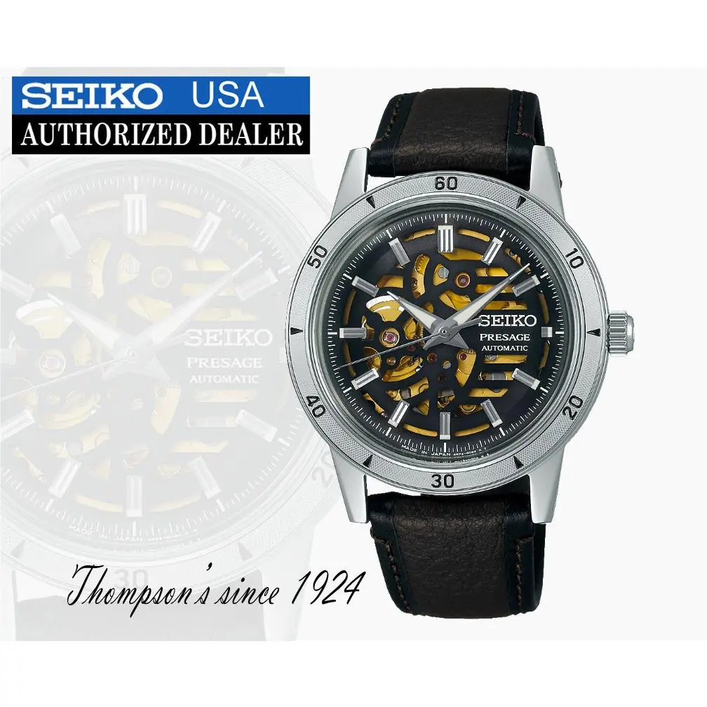 Seiko Presage Style60`s SSA461 Leather Band