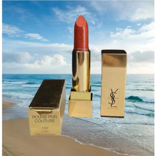 Yves Saint Laurent Ysl Rouge Pur Couture Pure Colour Satin Radiance 153 Chili Provocation 0.13 OZ