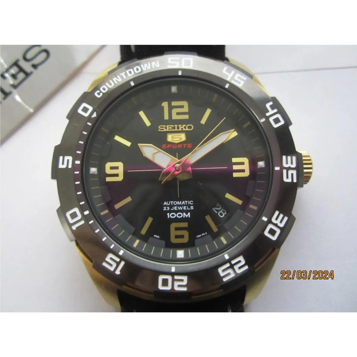 5 Men`s Watch Automatic Sports All S/s Lea SRPB86K1 by Seiko