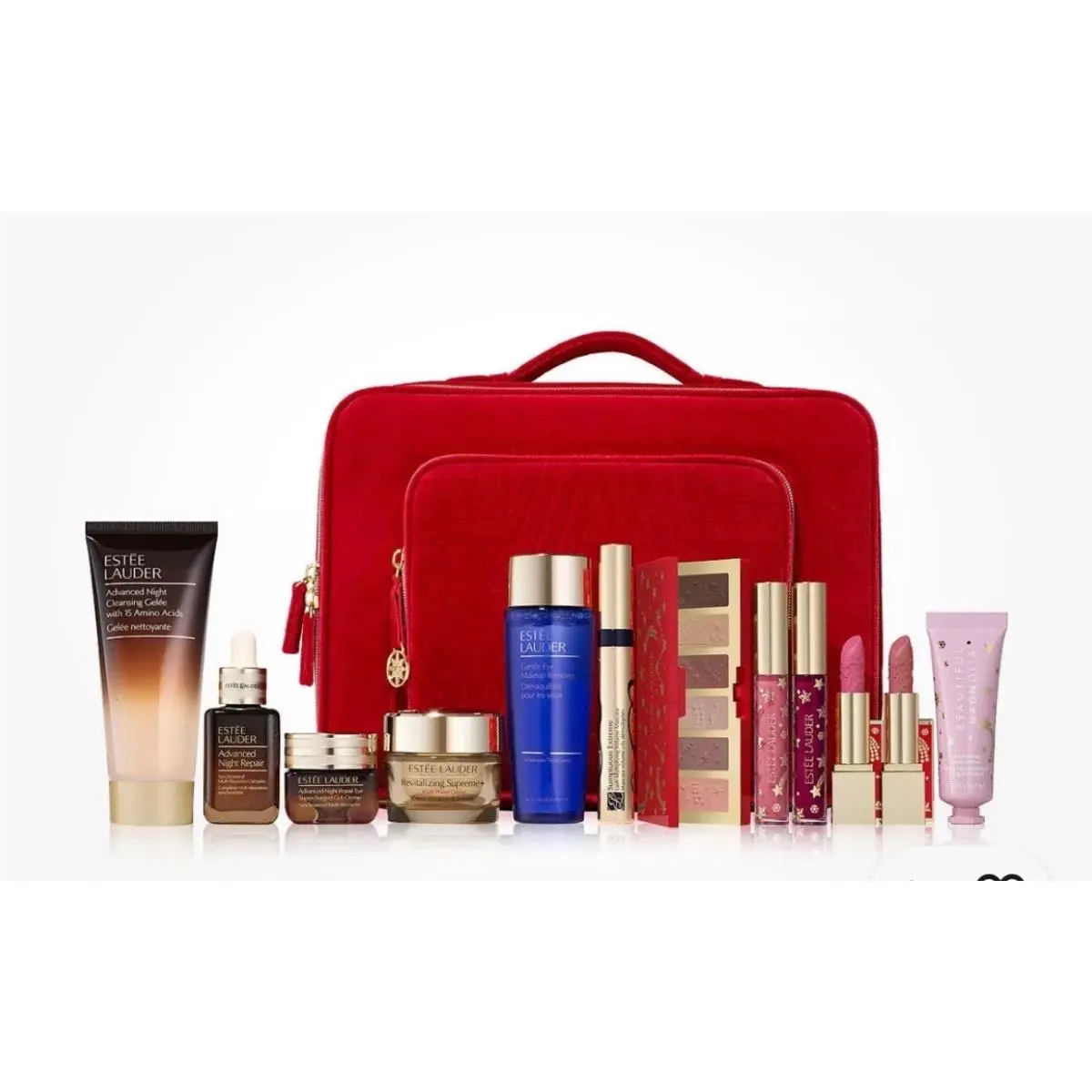 Estee Lauder 2023 Holiday Gift Cool Set 11 Full Size + 1 Travel Case