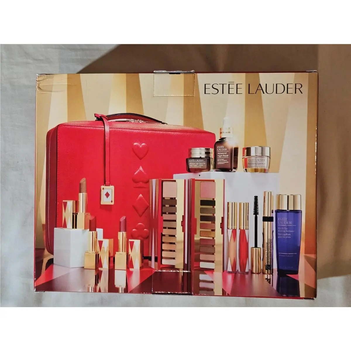 Estée Lauder Holiday Blockbuster Gift Set Nudes Glam Warm 12 Full sz Favorites