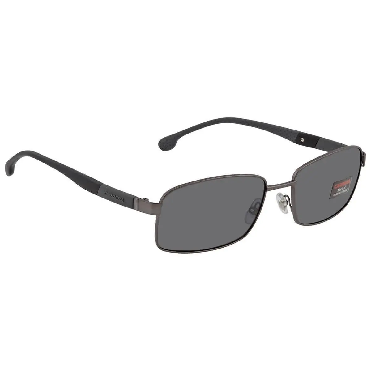 Grey Rectangular Men`s Sunglasses  8037/S 0R80/IR 58 by Carrera
