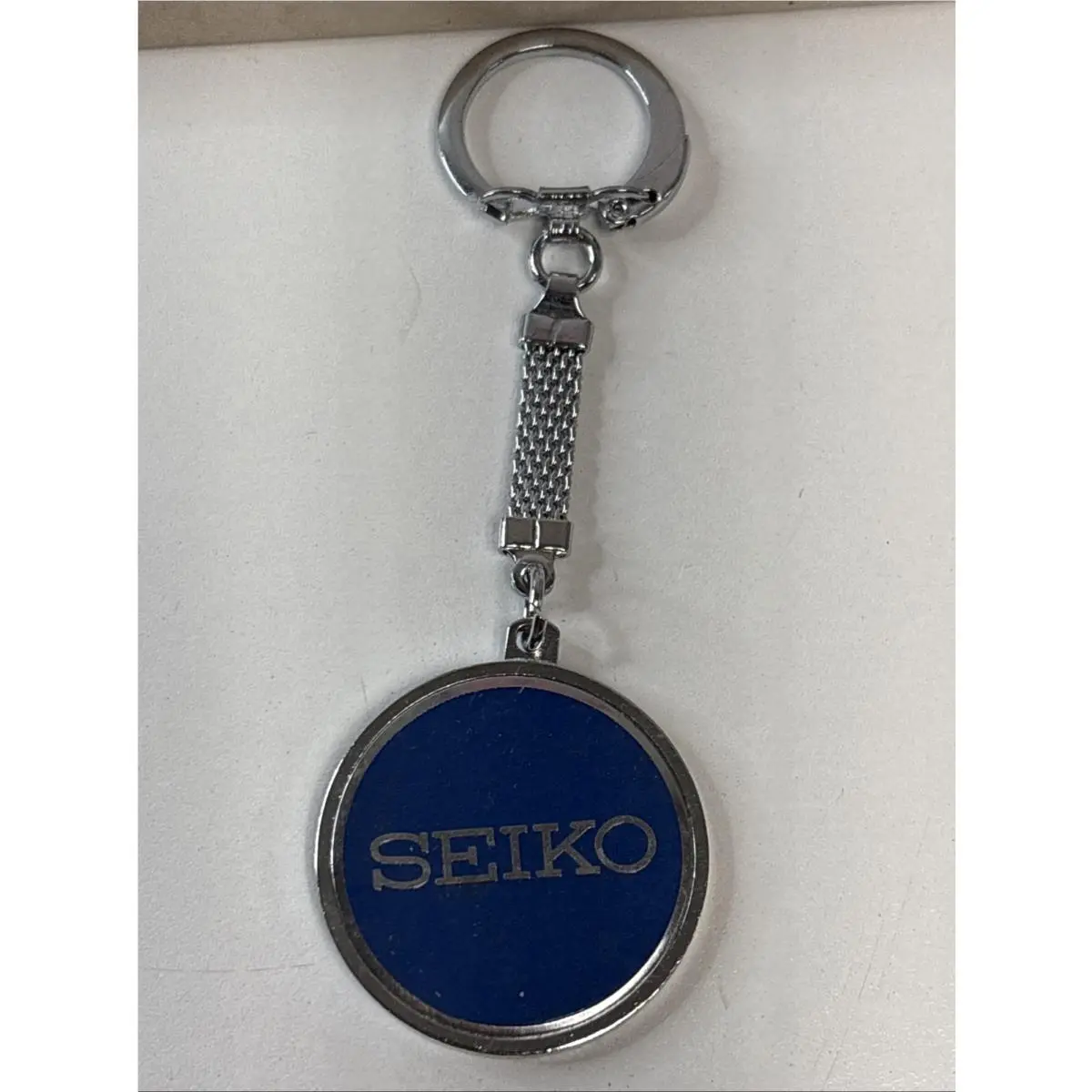Vtg 1970’s Rare Seiko Keychain with Rotating World Time Calculator Japan Read