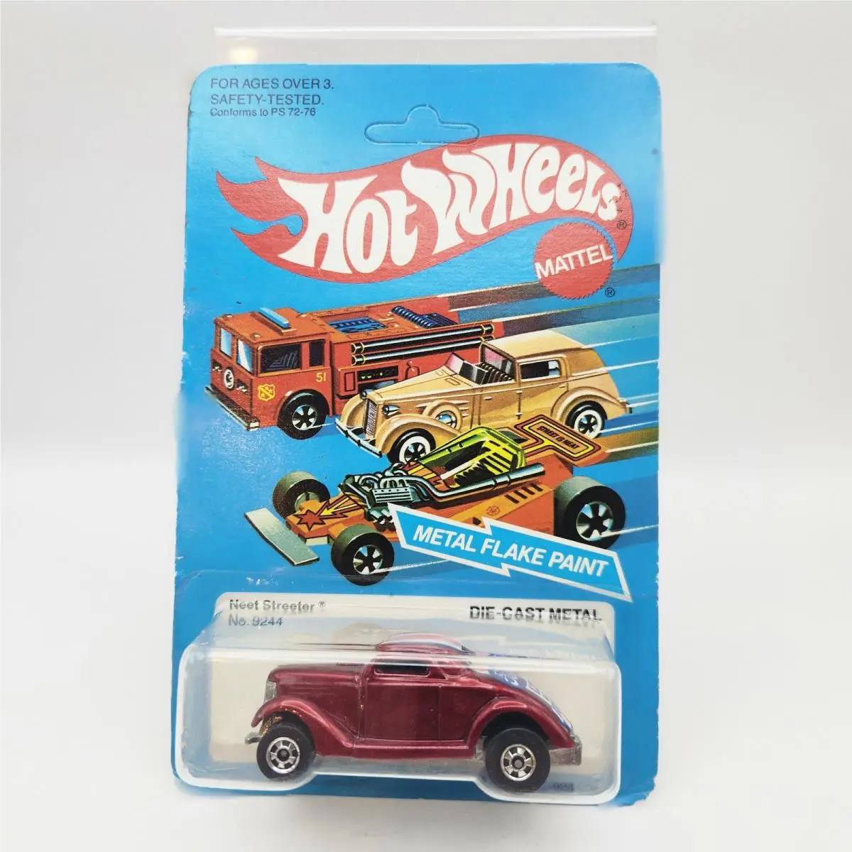 Pristine 1982 Hot Wheels Ford Neet Streeter 9244 Die Cast Car On Card Unpunched