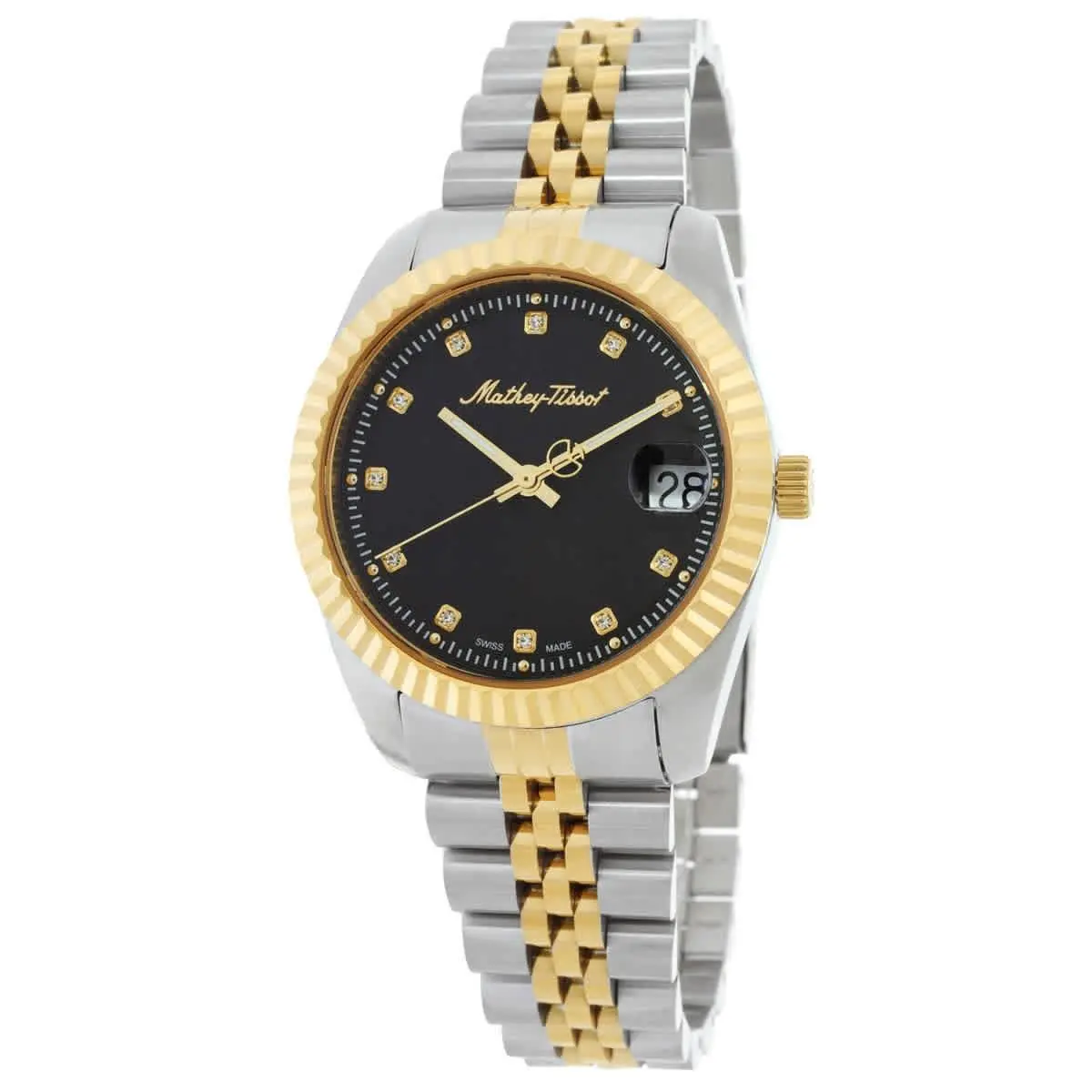 Mathey-tissot D807BN Mathy Iii Black Dial 34 mm Women`s Watch