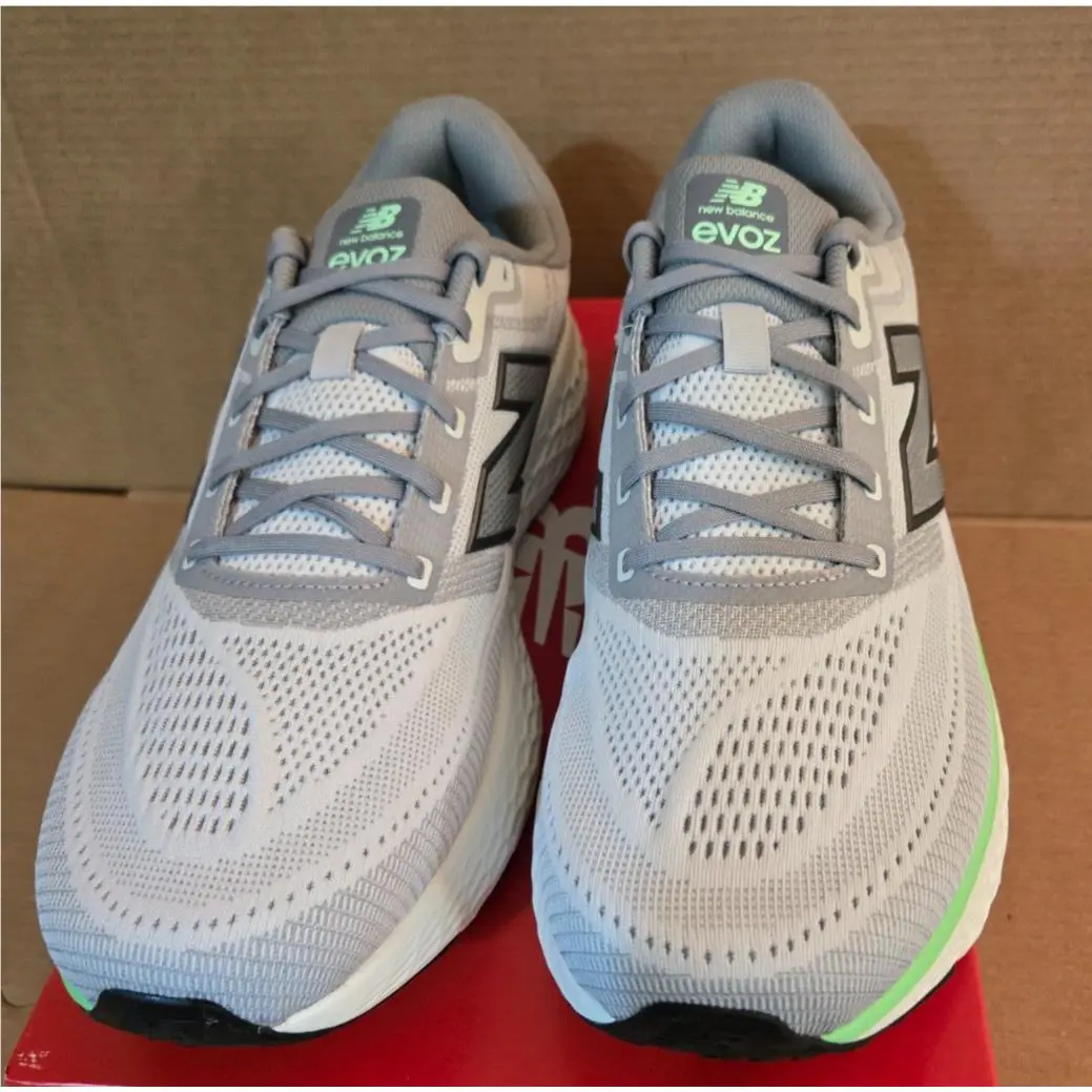 New Balance shoes - New Balance Fresh Foam X Evoz v4 - MEVOZLG4 - Grey Matter/Slate Grey/Electric Jade (UPC: 197968107848) 6