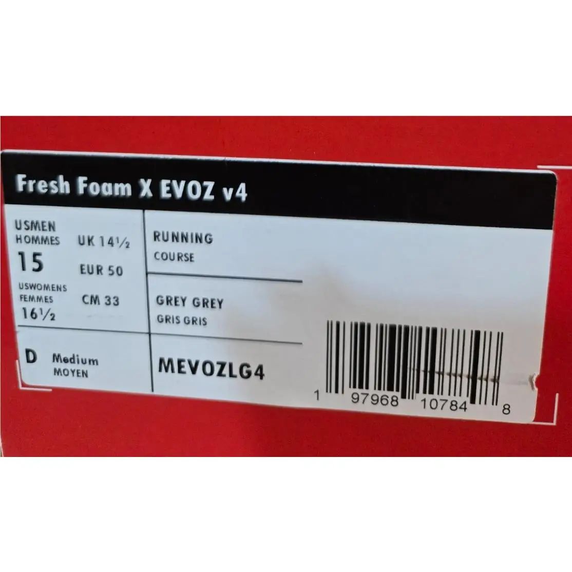 New Balance shoes - New Balance Fresh Foam X Evoz v4 - MEVOZLG4 - Grey Matter/Slate Grey/Electric Jade (UPC: 197968107848) 7