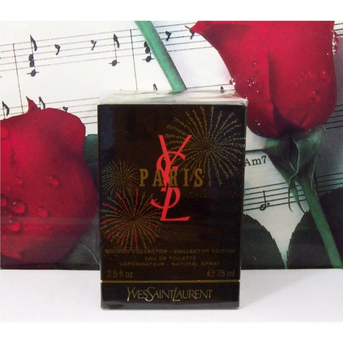 Paris Edt Spray Edition Collector Black / Limited 2.5 Oz. By Yves Saint Laurent