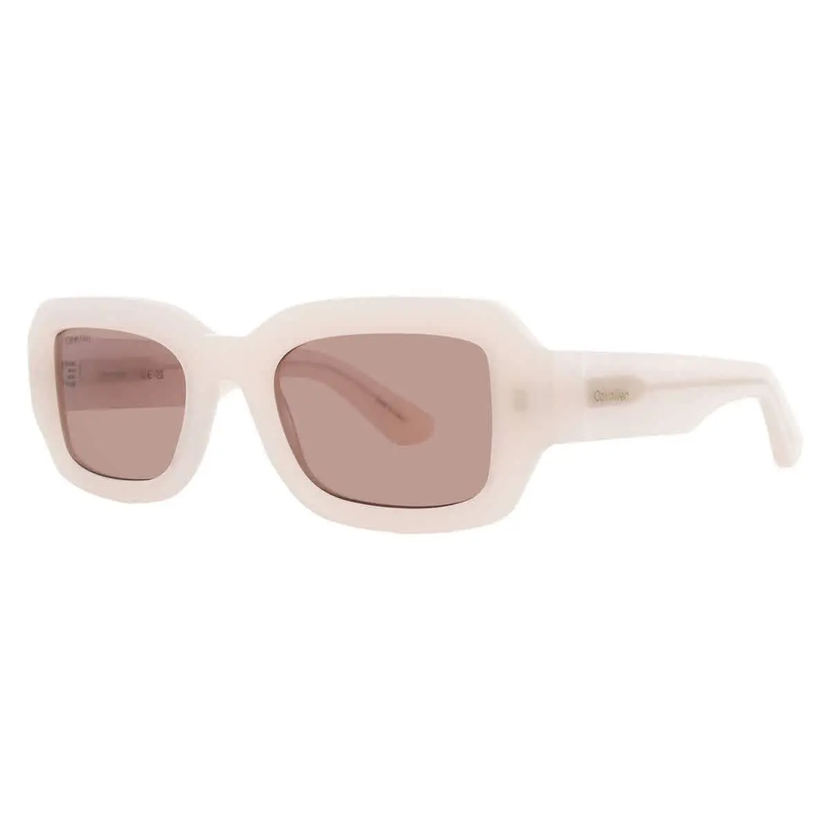 Calvin Klein Brown Rectangular Unisex Sunglasses CK24511S 109 52 CK24511S 109 52