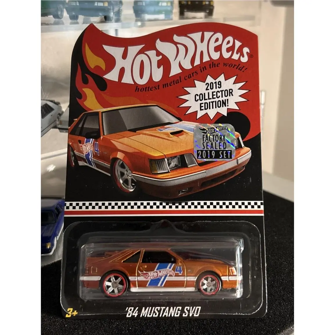 Hot Wheels 2019 Collector Edition `84 Ford Mustang Svo with Seal