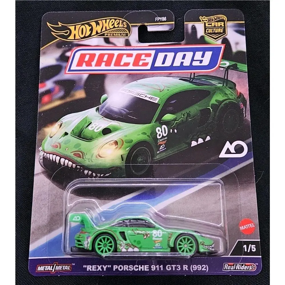 2024 Hot Wheels Premium Car Culture Race Day Rexy Porsche 911 GT3 R 992