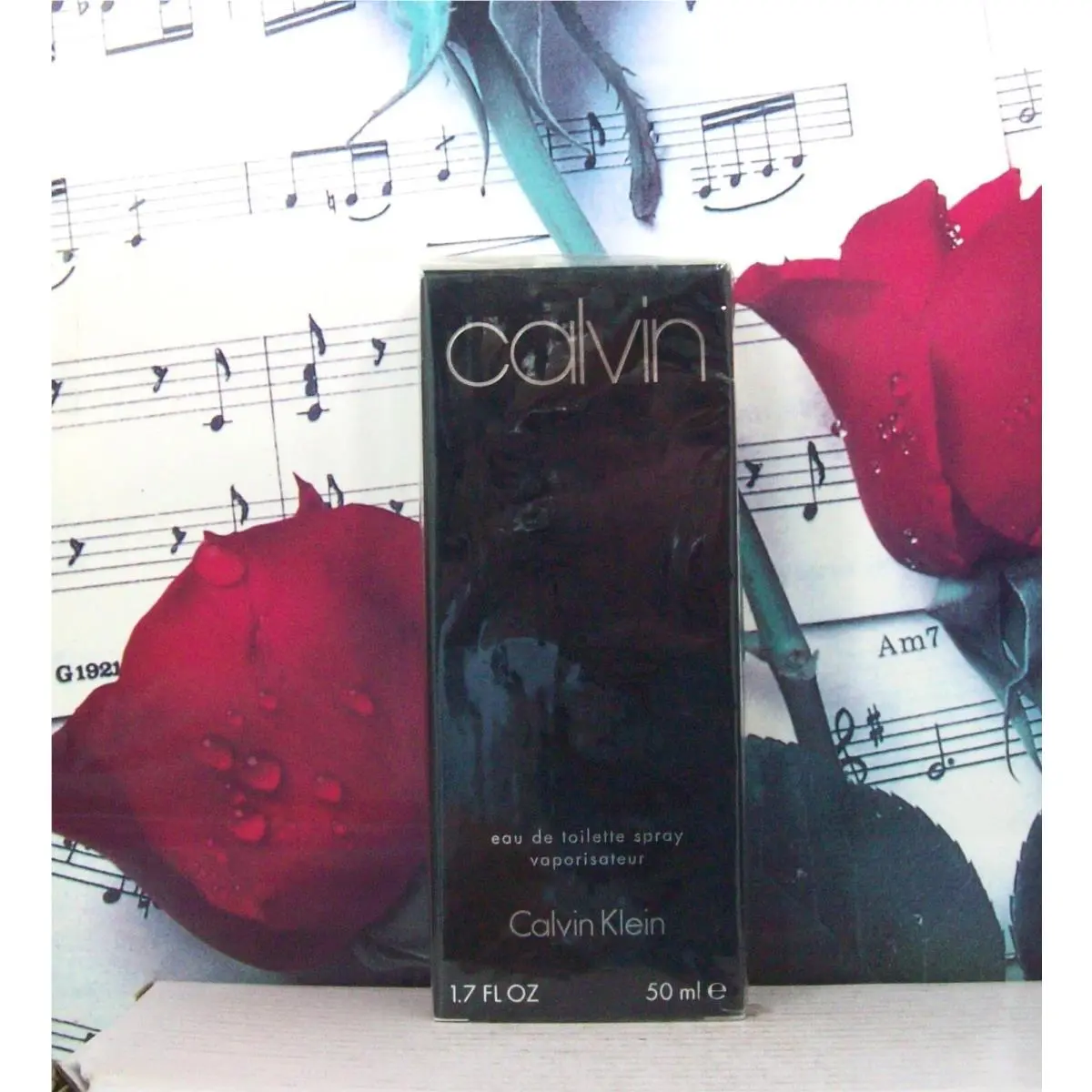 Calvin For Men By Calvin Klein Edt Spray 1.7 Fl. Oz. Box. Vintage